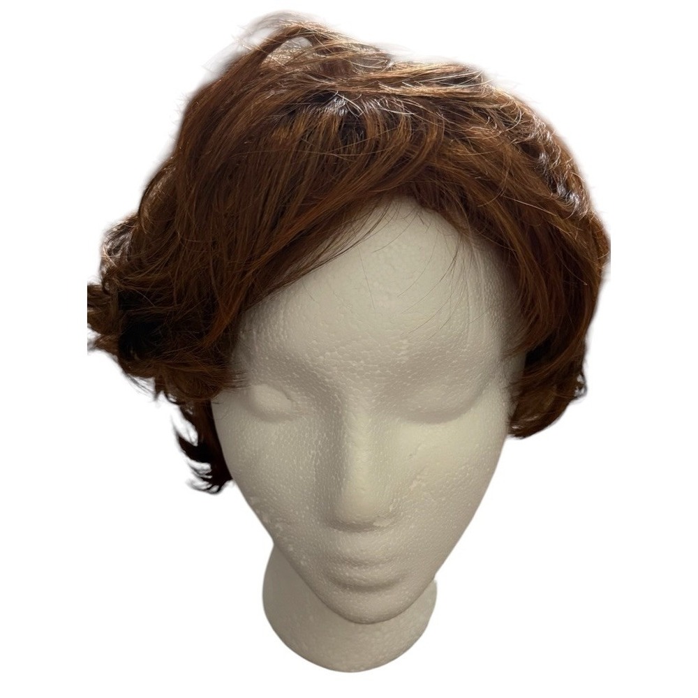 Paula Young Wig A2064 Average 33/28  Beach Wave Bob Auburn brown Reddish-Brown